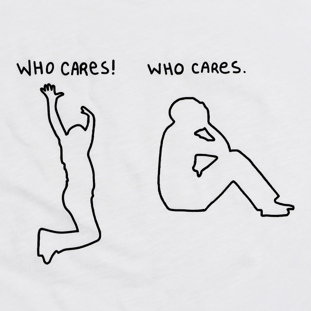 WHO CARES T-SHIRT