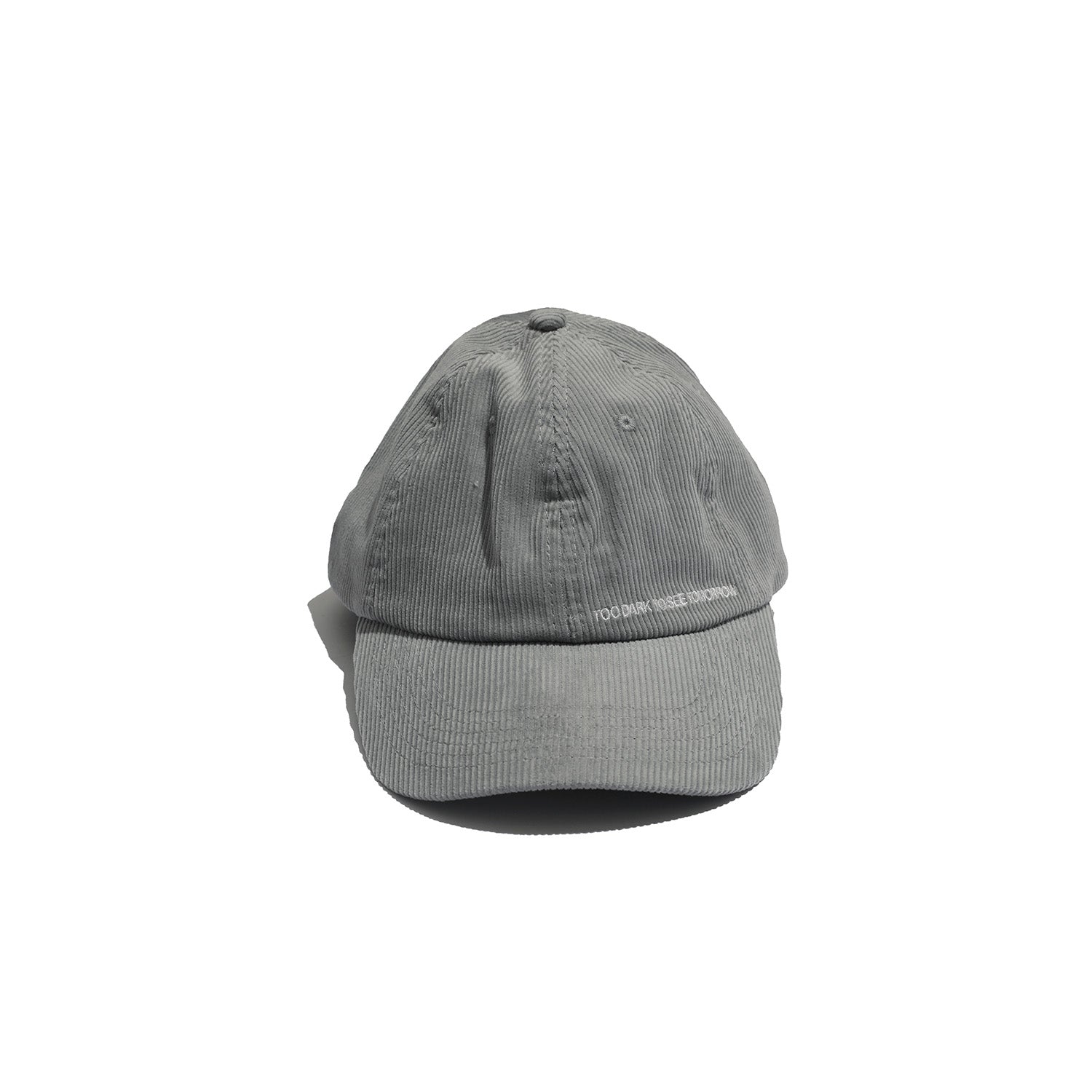 GRAY CORDUROY CAP