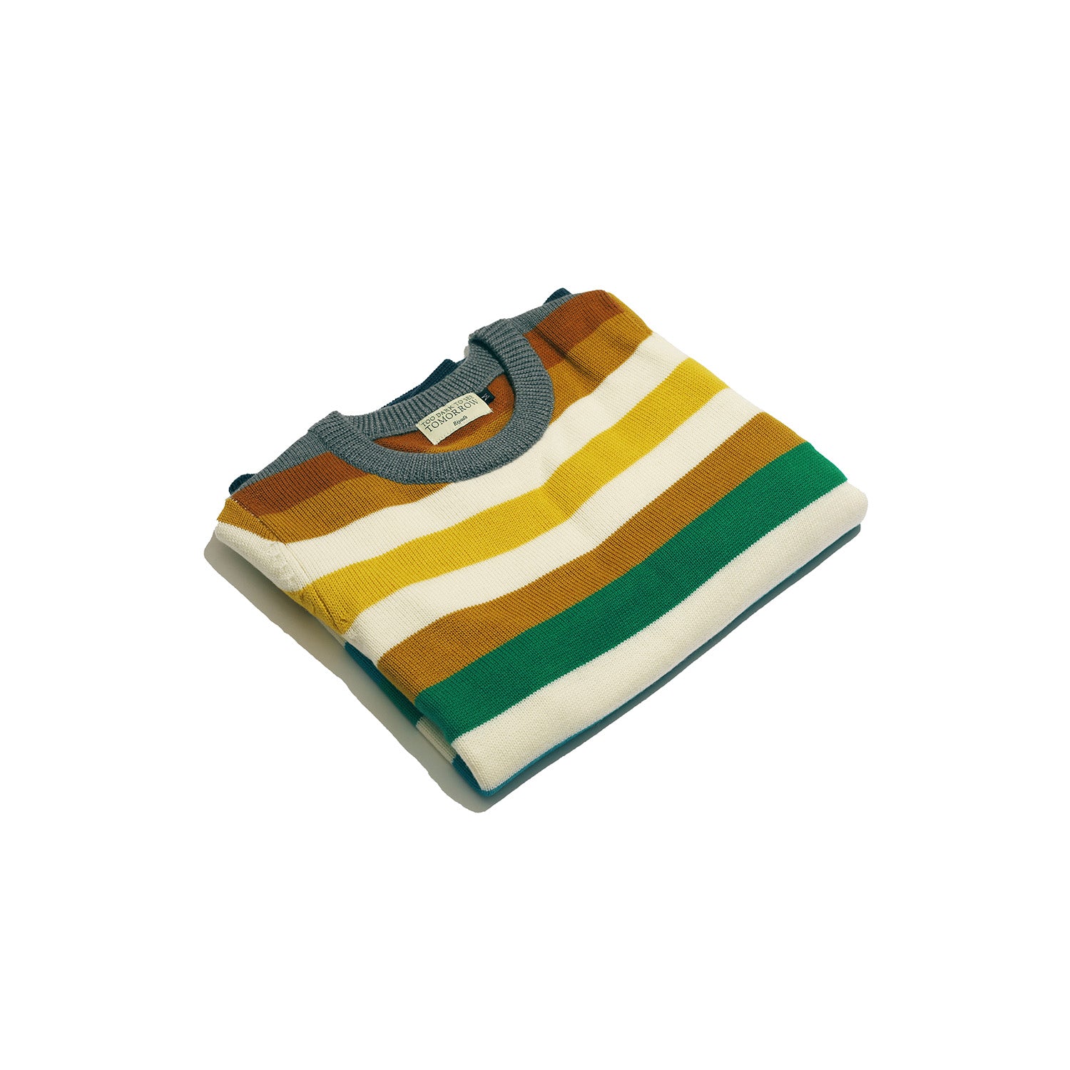 MULTICOLOR STRIPED WOOL SWEATER