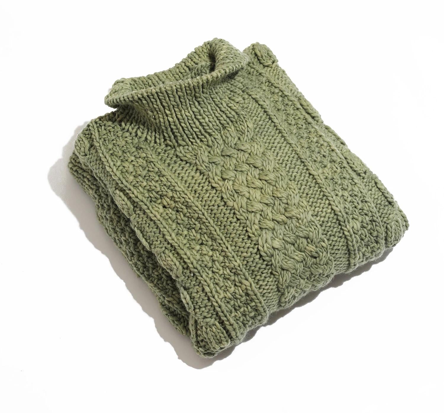 YERBA MATE HAND KNIT WOOL SWEATER